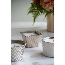Load image into Gallery viewer, Navya Silver Herringbone Candles Set of 3