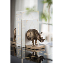 Load image into Gallery viewer, Rhinoceros Bookends (Set of 2)