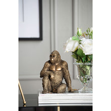 Load image into Gallery viewer, Bronze Gorilla Statue