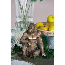 Load image into Gallery viewer, Bronze Gorilla Statue