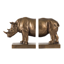 Load image into Gallery viewer, S/2 Rhinoceros Bookends Alliance Furniture
