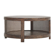 Load image into Gallery viewer, Westham Birdeye Round Coffee Table in Honey Brown
