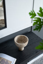 Load image into Gallery viewer, Round Marble Pedestal Bowl
