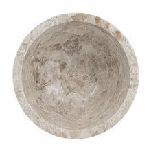 Load image into Gallery viewer, Round Marble Pedestal Bowl
