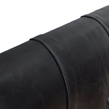 Load image into Gallery viewer, Chesterfield Leather Bedhead in Worn Coal - Queen
