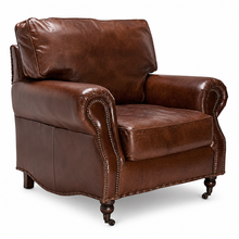 Load image into Gallery viewer, Kensington Aged Leather Armchair
