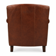 Load image into Gallery viewer, Lador Aged Leather Armchair

