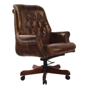 Bankers Aged Leather Desk Chair