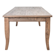 Load image into Gallery viewer, Curved Leg Elm Double Extension Dining Table
