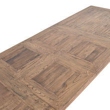 Load image into Gallery viewer, Curved Leg Elm Double Extension Dining Table
