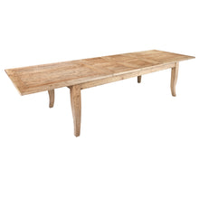 Load image into Gallery viewer, Curved Leg Oak Double Extension Dining Table
