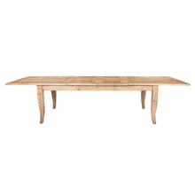 Load image into Gallery viewer, Curved Leg Oak Double Extension Dining Table

