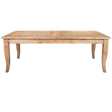 Load image into Gallery viewer, Curved Leg Oak Double Extension Dining Table
