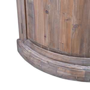 French Vintage Curved Sideboard