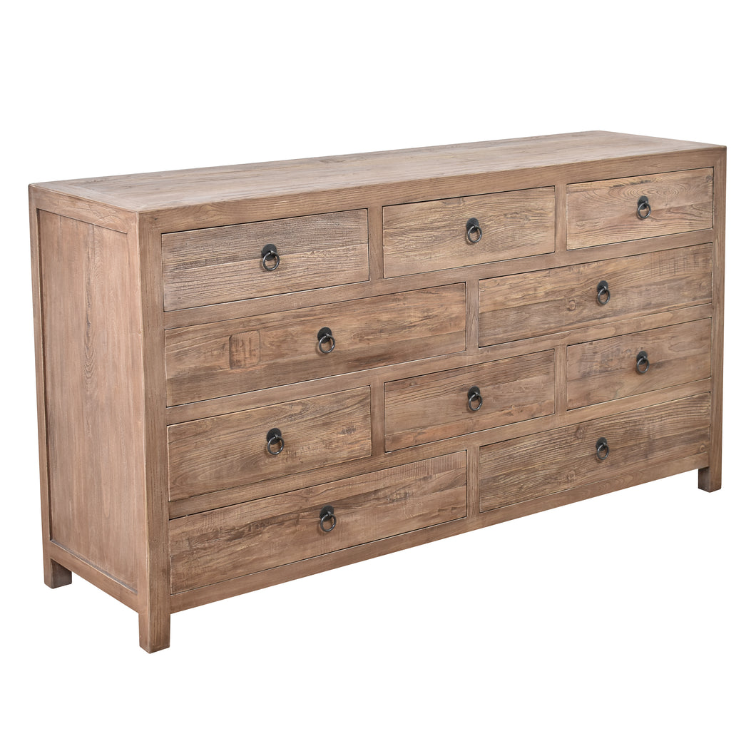 Old Elm Chest Of Drawers