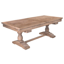 Load image into Gallery viewer, Plank Elm Double Extension Dining Table
