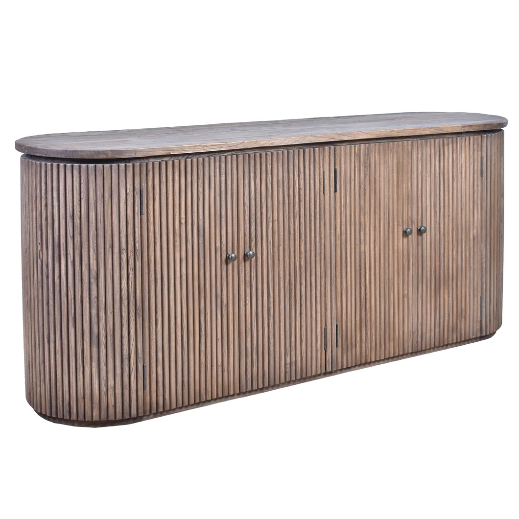 Slatted Old Elm Sideboard