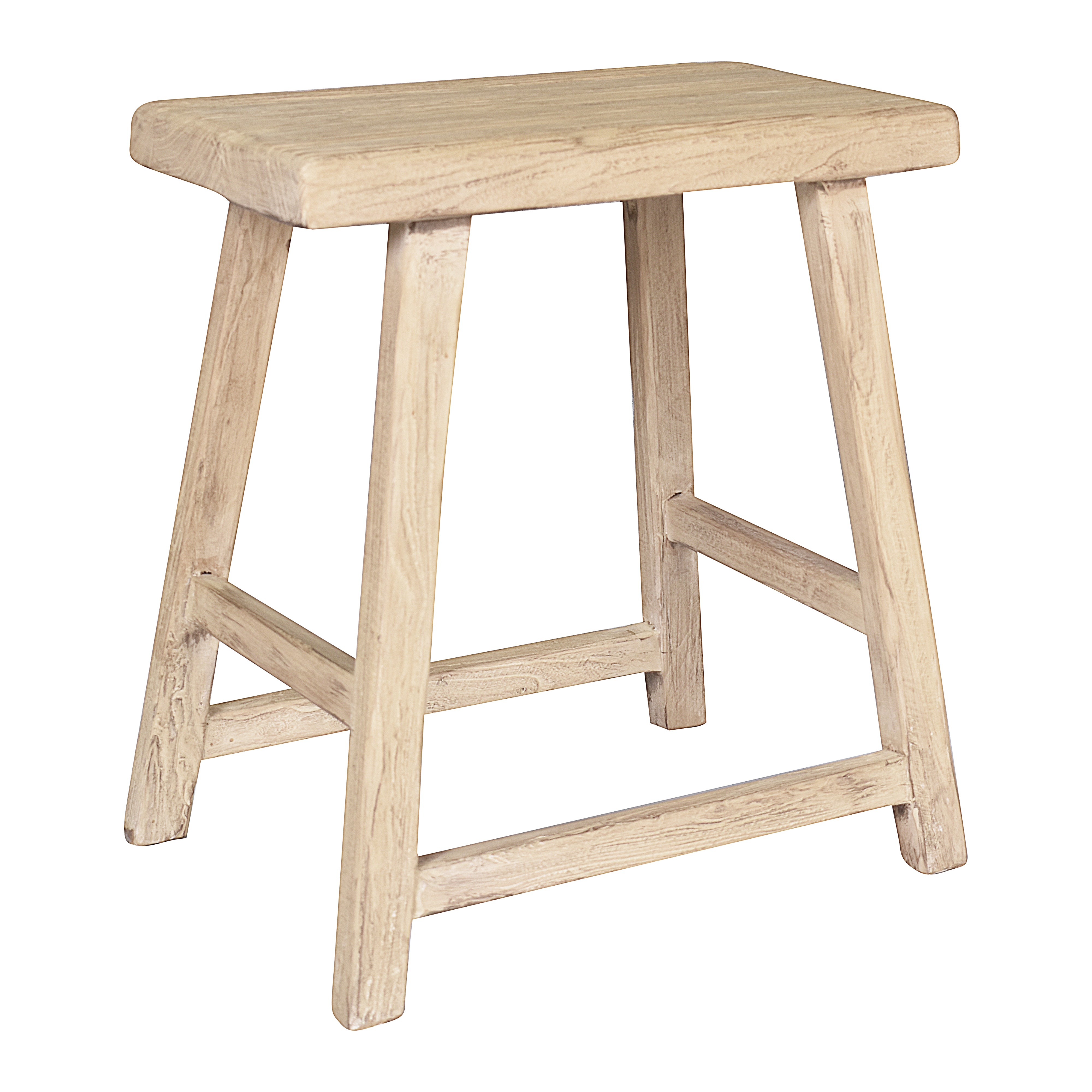 Homestead Stool Rectangle - Natural - Alliance Furniture