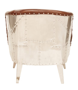 Harley Aged Leather Armchair