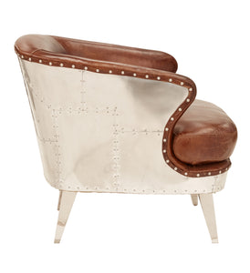 Harley Aged Leather Armchair