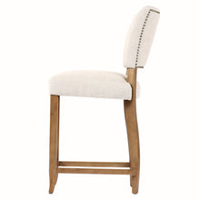 Load image into Gallery viewer, Deco Dove Grey Linen Counter Stool with Briarsmoke Legs
