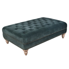 Uptown Coffee Table in Green Velvet