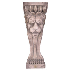 Lion Head Pillar Wall Art