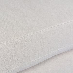 Chalet 3.5 Seat Slip Cover Sofa in Salt & Pepper Linen