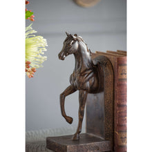 Load image into Gallery viewer, Horse Bookends in Brown (Set of 2)
