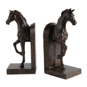 Horse Bookends in Brown (Set of 2)
