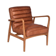 Copen Armchair in Distressed Toffee Leather