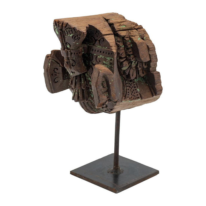 Decorative Horse Figurine On Metal Stand Alliance Furniture